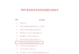 【会员动态】会长单位奇安信连续四年登榜“北京民营企业百强”