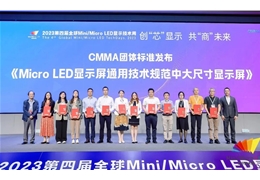 【会员动态】副会长单位利亚德推动行业发展 | 全球首个“Micro LED显示屏”技术标准发布